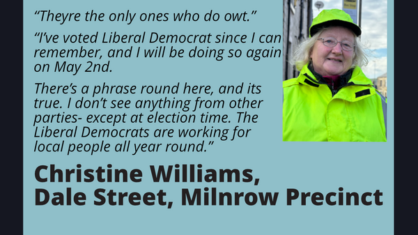Christine Williams' Endorsement