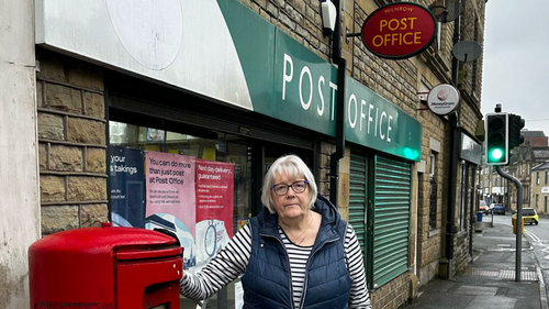 Cllr Irene Davidson campaigned to save Milnrow Post Office