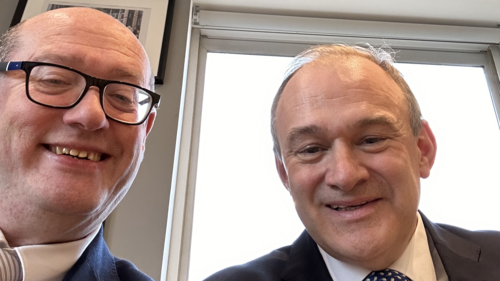 Iain Donaldson and Sir Ed Davey
