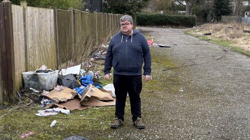 Tom Shaw reported this fly-tipping